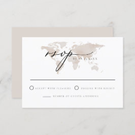 Invitación Carmen - Travel Watercolor Map Adventure RSVP