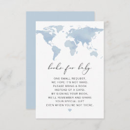 Invitación CARMEN World Map Adventure Books para bebé