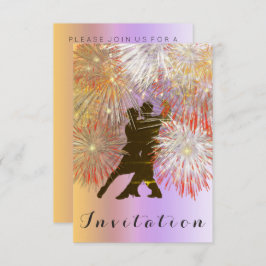 Invitación Carnaval de tango Fiesta de danza Ombre Ombre Purp