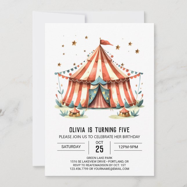 Invitación Carnaval Feliz Día del Aceite (Anverso)