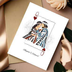 Invitación Carné de pareja reina