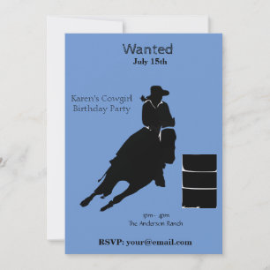 Invitación Carrera de Barriles