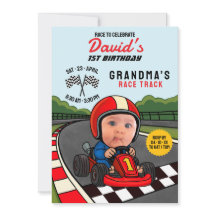 ¡Carrera para celebrar! Personalizado 1 cumpleaños