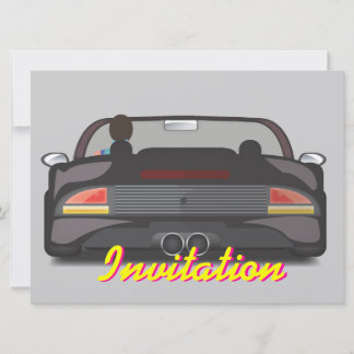 Invitación Carrera Retro de Arcade de los 80