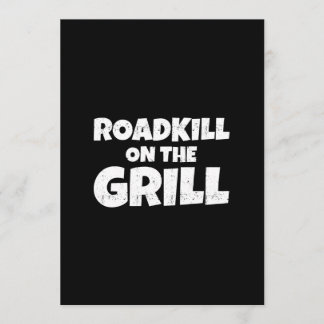 Invitación Carretera en el Grill - Funny Fiesta de barbacoa