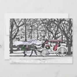 Invitación Carrito con carro tirado en Nueva York