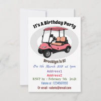 Carro de golf / ilustracion personalizado de coche