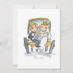 Invitación Carro delante del caballo