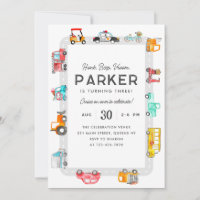 Carros Camiones Calles Niños Transporte Cumpleaños