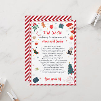 Invitación Carta de bienvenida de llegada personalizada de el