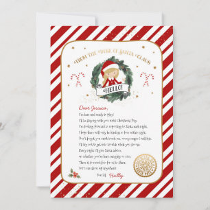 Invitación Carta de bienvenida del duende