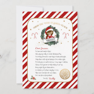 Invitación Carta de bienvenida del duende