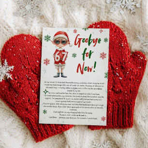 Invitación Carta de despedida de elfo de Navidad tendencia 6 