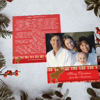 Invitación Carta de los navidades sobre la carta de los Navid