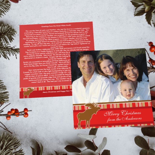 Invitación Carta de los navidades sobre la carta de los Navid (Subido por el creador)