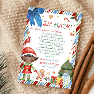 Invitación Carta de niño de Navidad de carta de elfo