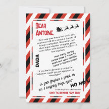 Carta de Papá Noel de DADA El Trineo que Olvidó