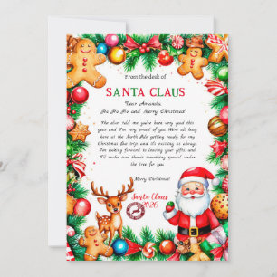 Invitación Carta Mágica de Santa