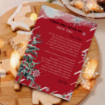 Invitación Carta personalizada de los Navidades de Santa Clau<br><div class="desc">Carta personalizada de Santa Clause. Dale a tu hijo este año una tierna carta de Santa Claus. Colección: https://www.zazzle.com/collections/love_christmas_collection-119212194434211063</div>