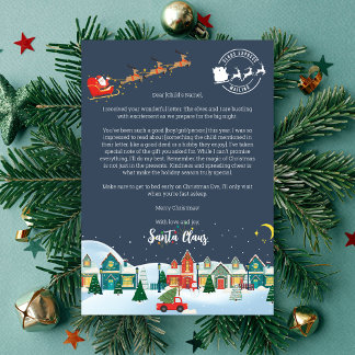 Invitación Carta personalizada de Santa Claus