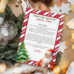 Invitación Carta personalizada de Santa Claus Navidades Inv<br><div class="desc">Carta personalizada de Santa Clause. Dale a tu hijo este año una tierna carta de Santa Claus. Colección: https://www.zazzle.com/collections/love_christmas_collection-119212194434211063</div>
