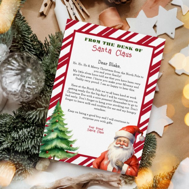 Invitación Carta personalizada de Santa Claus Navidades Inv (Subido por el creador)
