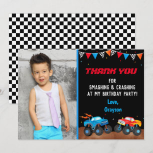 Invitación Cartas de agradecimiento por fiesta de cumpleaños 