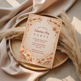 Invitación Cartas de Amor de Cupido Fiesta de San Valentín