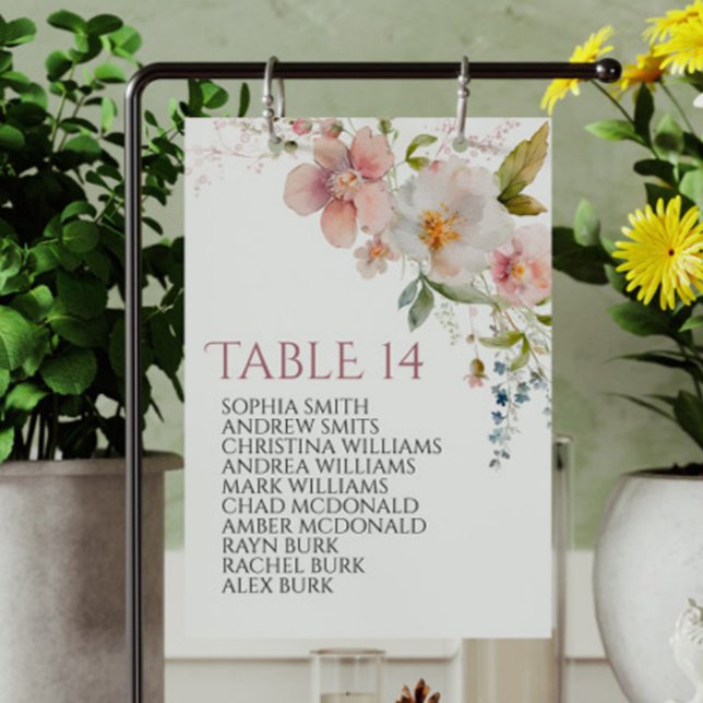 Invitación Cartas de la carta de asientos del Boda Rustic Wil (Subido por el creador)