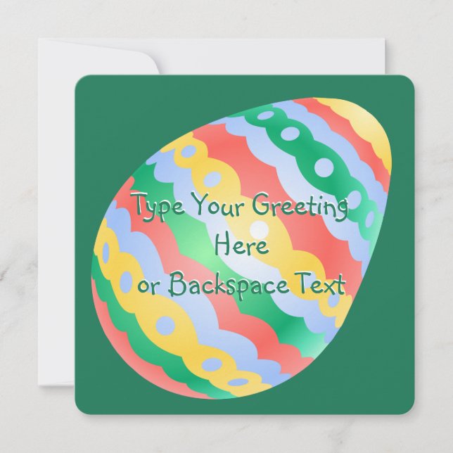 Invitación Cartas de Semana Santa invitadas Personalizadas (Anverso)