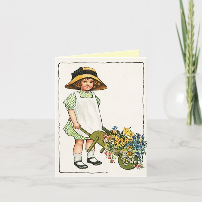 Invitación Cartas de solicitud de las niñas de flores invitan (Anverso)