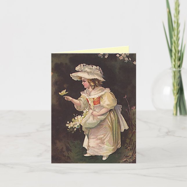 Invitación Cartas de solicitud de las niñas de flores invitan (Anverso)