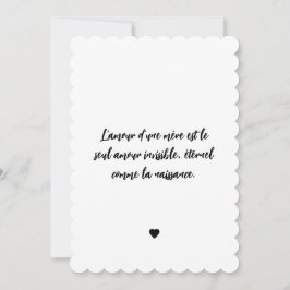 Invitación Carte fête des mères Léopard