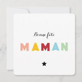 Invitación Carte fête des mères - Multicolore