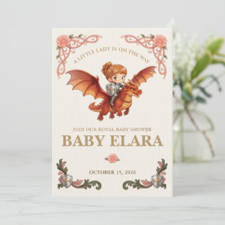 Invitación Cartel de bienvenida al cumpleaños de la niña caba