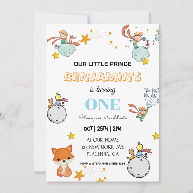 Invitación Cartel de bienvenida para fiesta de cumpleaños mod (Anverso)