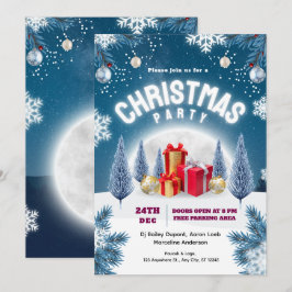 Invitación Cartel de evento de fiesta de Navidad
