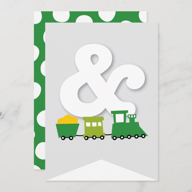 Invitación Cartel de la fiesta de cumpleaños del niño de jugu (Anverso / Reverso)