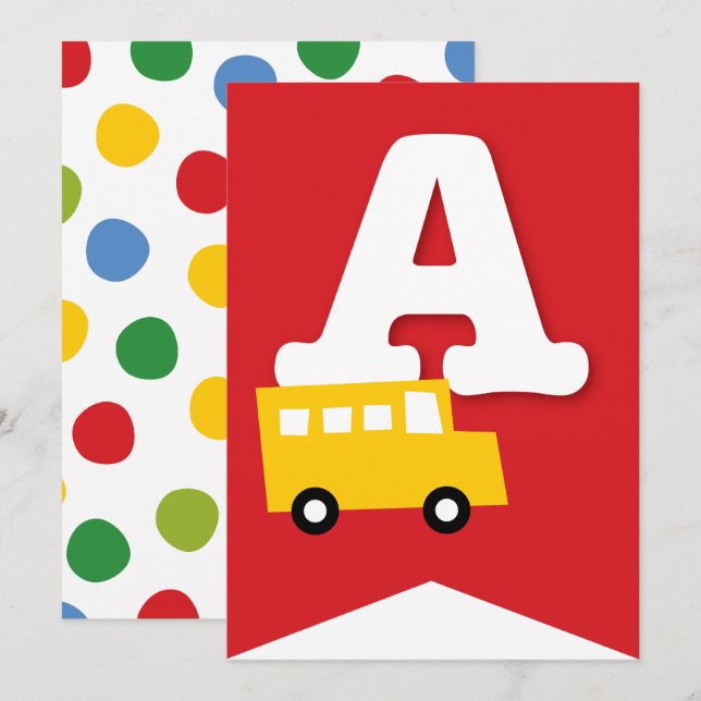 Invitación Cartel de la fiesta de cumpleaños del niño de jugu (Anverso / Reverso)