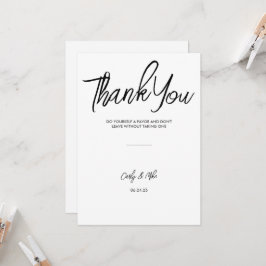 Invitación Cartel de menú de bar de boda minimalista moderno