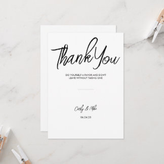 Invitación Cartel de menú de bar de boda minimalista moderno