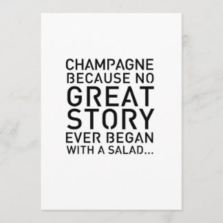 Invitación Cartel de mesa moderno 5x7 Champán Porque