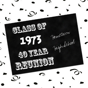 Invitación Cartel de Reunión de 40 años