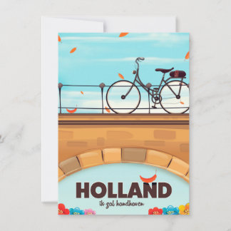 Invitación Cartel de viaje en bicicleta de "Ik zal handhaven"