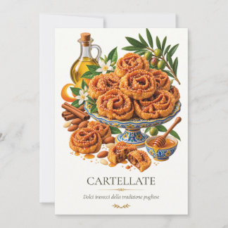 Invitación Cartellate – Vintage Italian Dessert