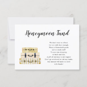 Invitación Cartera de equipaje Cartera de luna de miel