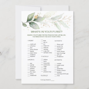 Invitación Cartera de novia con vegetación/Juego de la boda r
