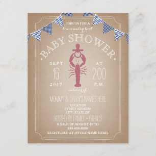 Invitación Cartucho de bajo nivel de país Baby Shower