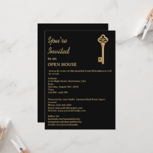 Invitación Casa Abierta de Bienes Raíces