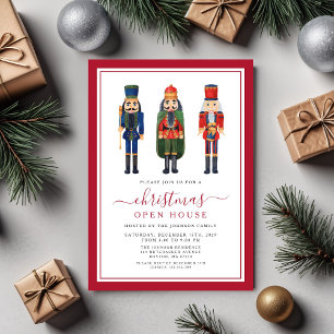 Invitación Casa abierta de fiesta de Navidad del Cascanueces